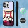 P-Pucca Cute Love Phone Case For iPhone 17,16,15,14,13,12,11,Pro,Max,Plus,Mini,SE4,E Magnetic Magsafe Wireless Charging