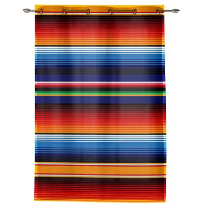 Colorate Strisce Messicane Nuove Tende da Finestra per Soggiorno Cucina Decorazione Interna Trattamento Finestra Mantovane Tenda