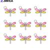 15PCS Enamel Colorful Dragonfly Charms Pendant Supplies For DIY Handmade Earrings Bracelets Jewelry Making Findings Accessories