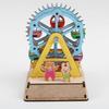Breakfast LED Moving Ferris Wearing Car Assembly Kit DIY Korea 3d Puzzle
