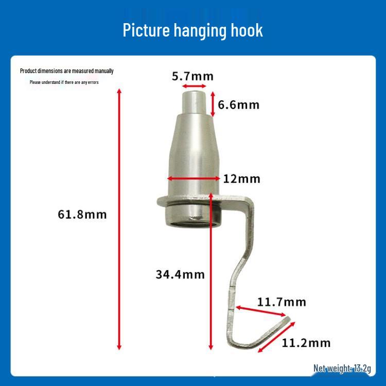 

Steel Wire Rope Lifting Hanger: Alloy Hook Safety Adjustable Clip for Luminaire Fixing and Picture Hanging