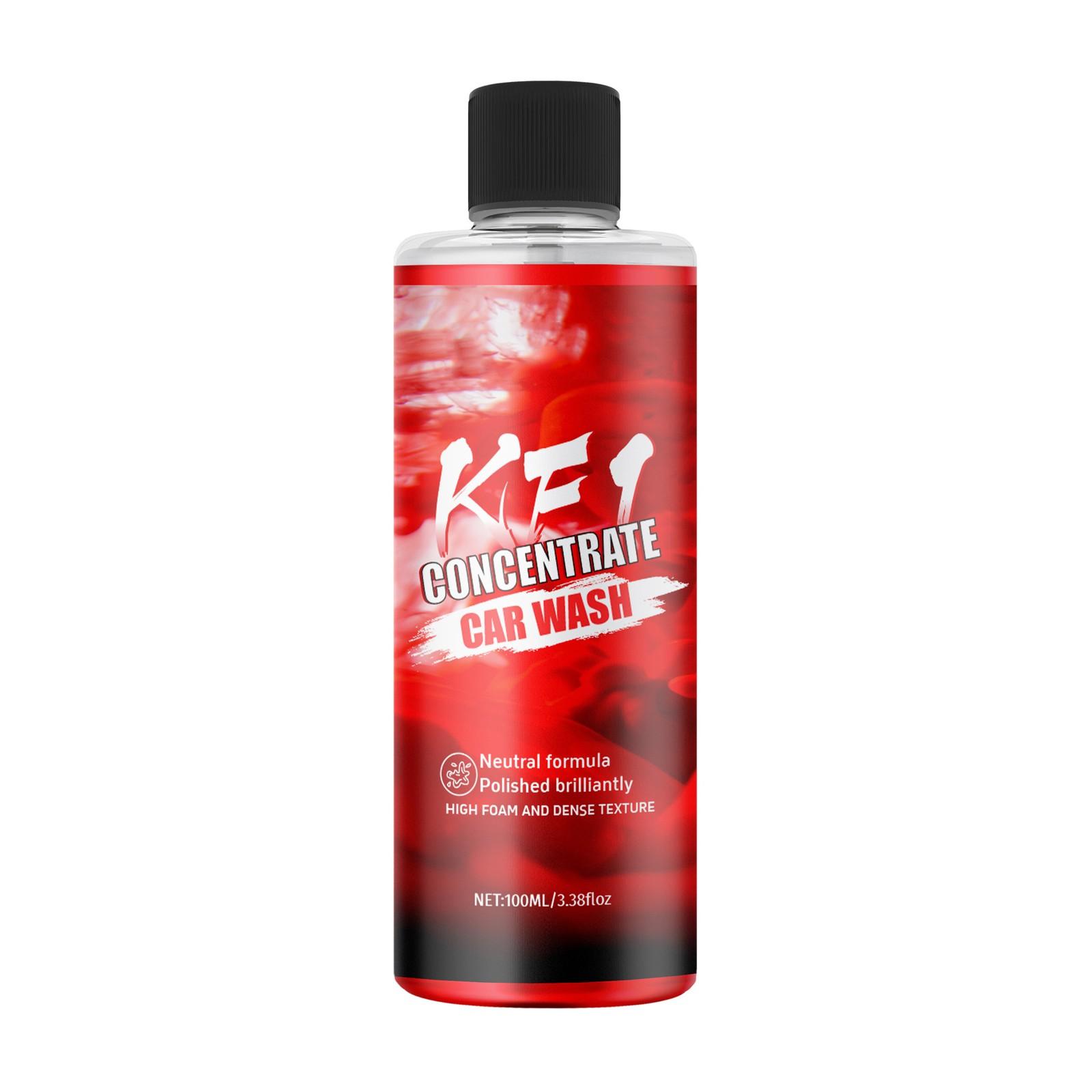 

Сильнодействующее дезактивирующее концентрированное высокопенящееся средство для мытья автомобилей, мытье автомобилей, очистка воском и краской 100 мл One Size красный