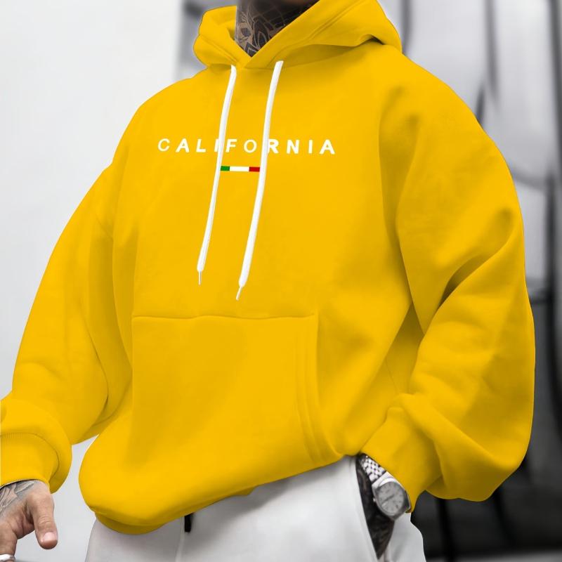 

Компактная мужская толстовка с капюшоном, идеально подходит для путешествий и весны-осени XXL чёрный