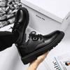 Men's Black Leather Business Casual Shoes - Spring & Autumn Korean Style, Versatile for Weddings or Everyday Wear