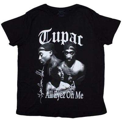 T-shirt Unisex Tupac: Tutti gli Occhi B&N (X-Large)