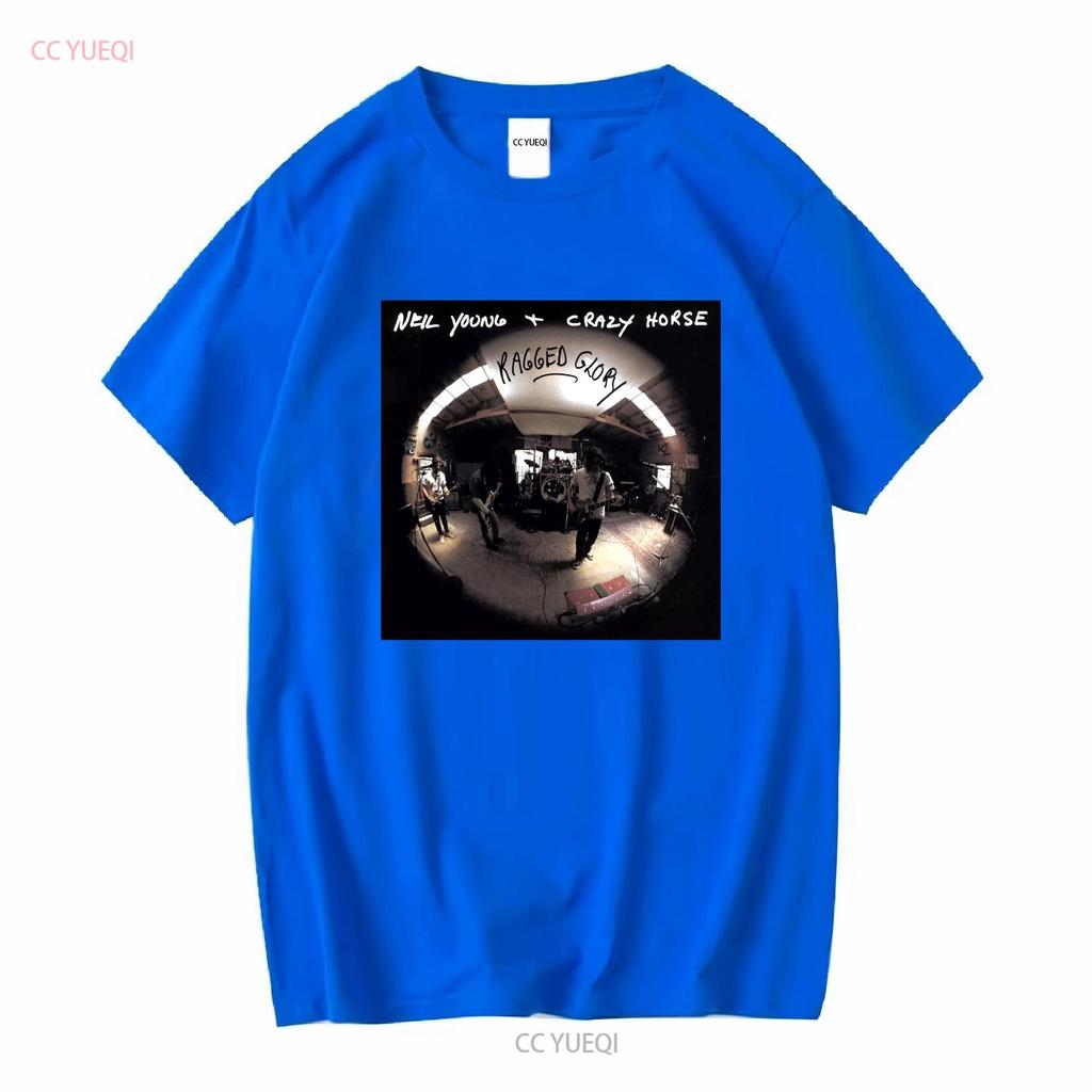 RAGGED GLORY Neil Young Crazy Horse T Shirt America USA Canada Music Garage Rock Grunge Rare Vinyl Cover Original Man Woman