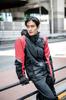 Motorcycle Jacket Ride Winter Jacket Gray Red L Size [Urbanism] UNJ-101
