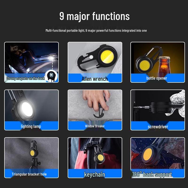 OEING High-Brightness Portable Magnetic Mini Work Light