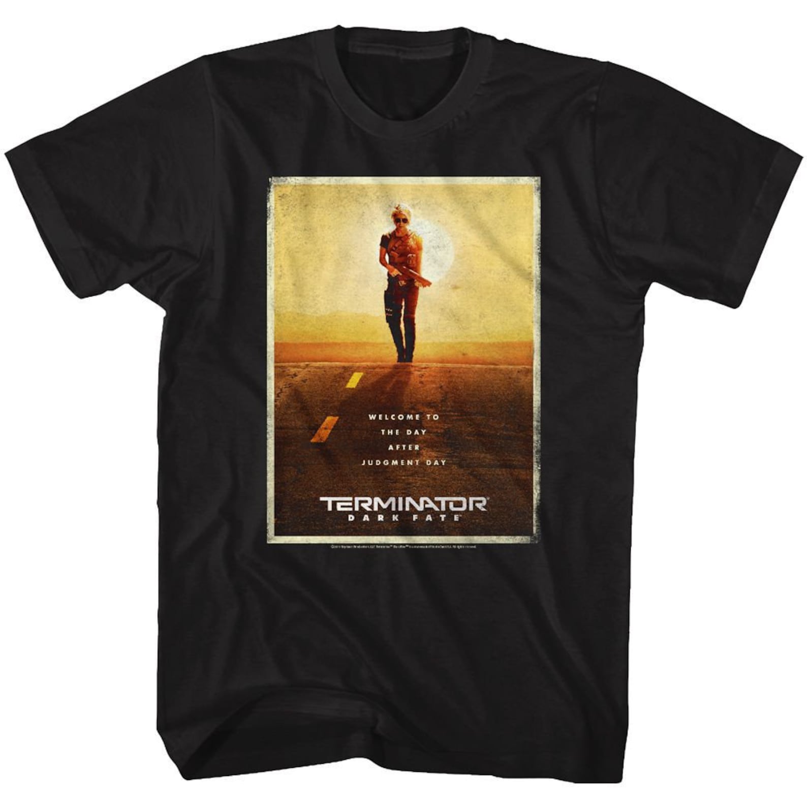 Terminator Dark Fate Dark Fate Poster Black Adult T-Shirt 2XL