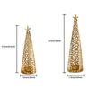 Gold Christmas Tree Candle Holder Hollow Scented Candle Stand Tealight Candle Holder  New Year