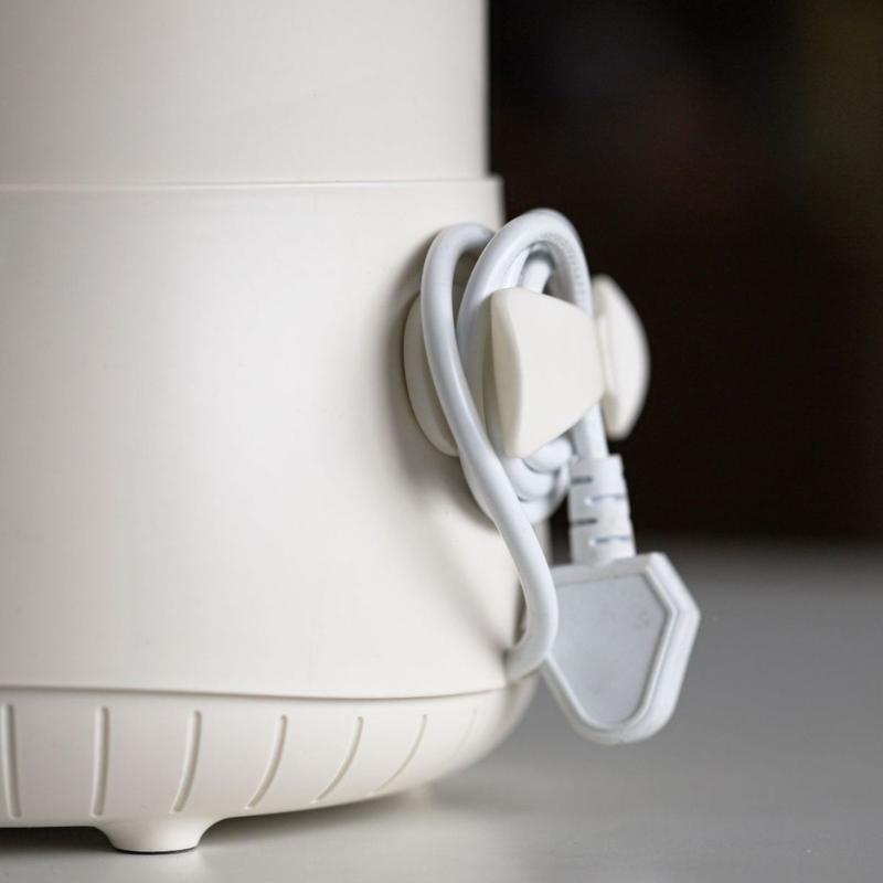 5 Stück Kabelaufwickler für Gerät Klebe-Kabelklemmen Kabelhalter Kabelaufwickler Kabelmanagement Kabelaufwickler für Küche