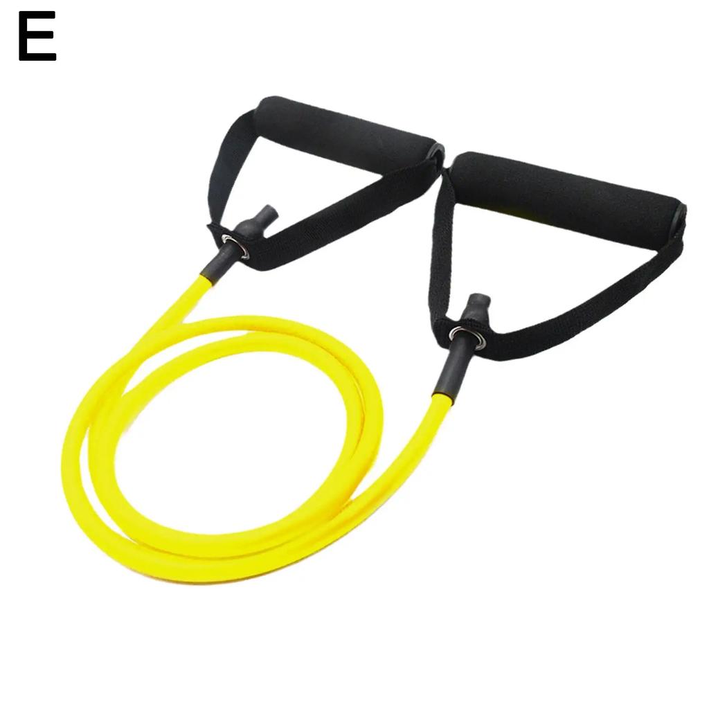 5 Levels Resistance Bands with Handles Yoga Pull Rope Elastic Fitness Exercise Tube Band for Home Workouts Strength Trainin D1z5