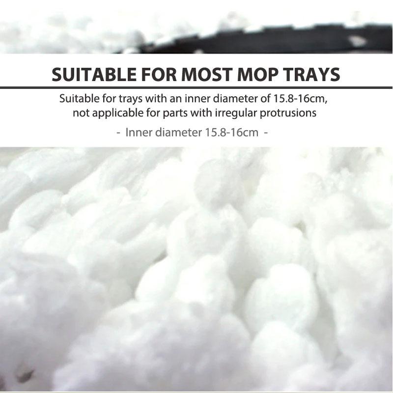 Universal Mop Head Refill 360°Rotating Mops Microfibers Round 16mm Mopping Head Clean Tool Home Floor Mop Cloth Accessories