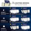 328/348/100 LED Solar Lights Outdoor Security Lights With Remote Control Motion Sensor Lights 270° Angle Flood Wall Lamp Waterproof