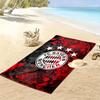 FC Bayern München Print Beach Towel, Large Soft Quick Dry Towel for Beach Camping Swimming