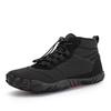 Comfortable Non-Slip Waterproof Winter Snow Boots with Velvet Lining - Wear-Resistant, Warm, Casual Cotton Five-Finger Design for the Outdoors