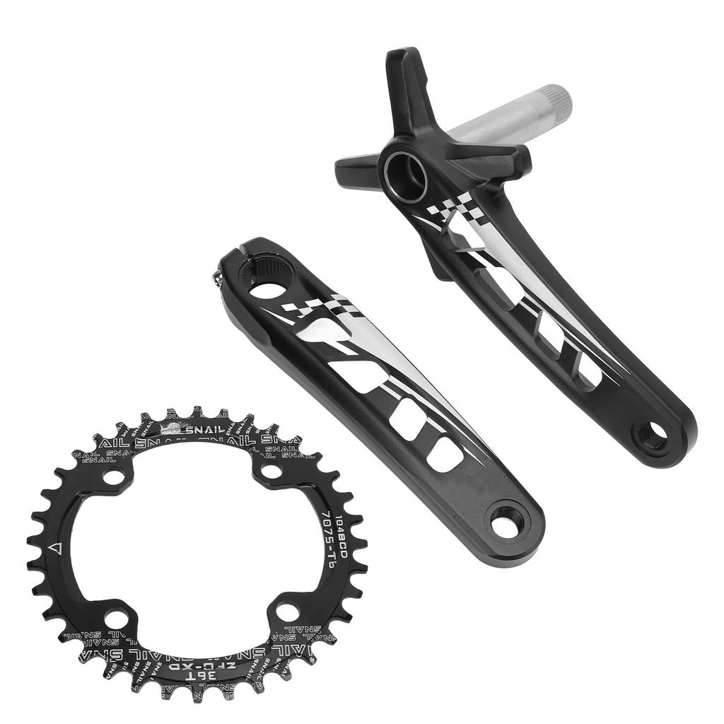 Fahrrad Hohl Integrierte Kurbel 36 Zähne Mountainbike Kurbelgarnitur Zentralwellenmodifikation Einzelblatt