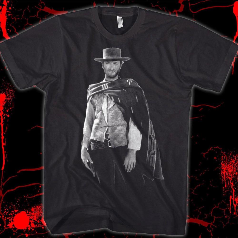 Clint Eastwood - The Man with No Name - 100% cotton silk-screened t-shirt Unisex T-Shirt S