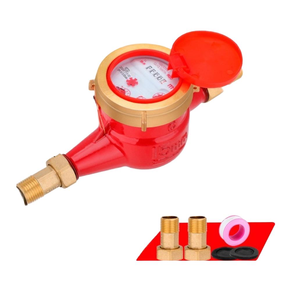 Rotary Wing Cold And Hot Water Meter Solar-powered High-temperature Rotary Hot And Cold Water Meter DN15/4 Points