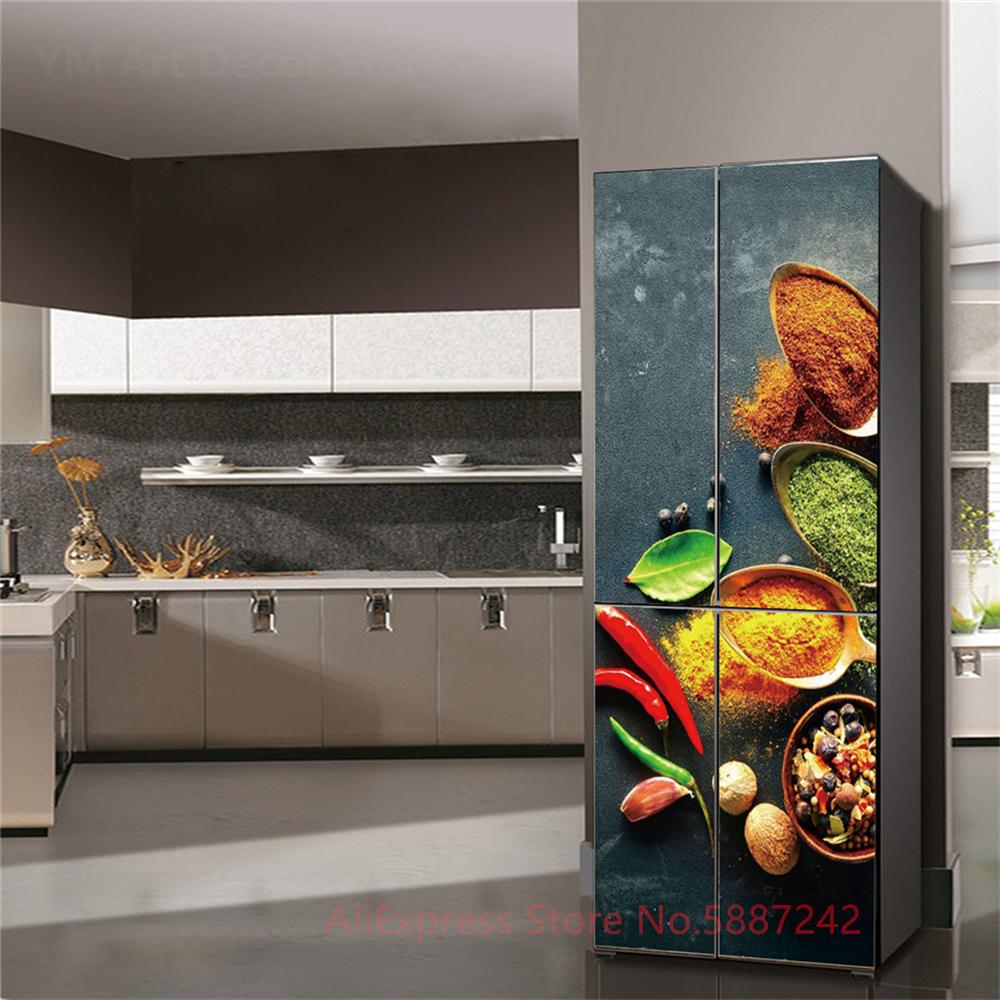 Adesivo 3D Per Porta Maniero Di Fiori Rossi - Pellicola In Vinile 77x200 Cm - Rimovibile E Autoadesivo - Per Porte Interne E Ufficio