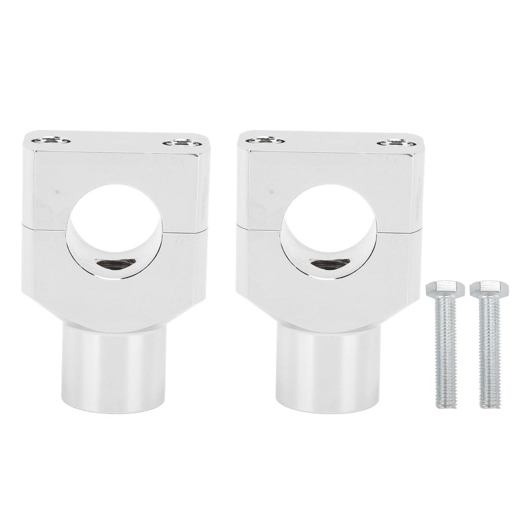 Motorcycle Handlebar Bracket Clamps Metal Riser Mount for 25mm Diameter Handlebars Motorcycle