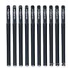 Black 0.5mm Quick-Dry Gel Pen for Exams & Signatures
