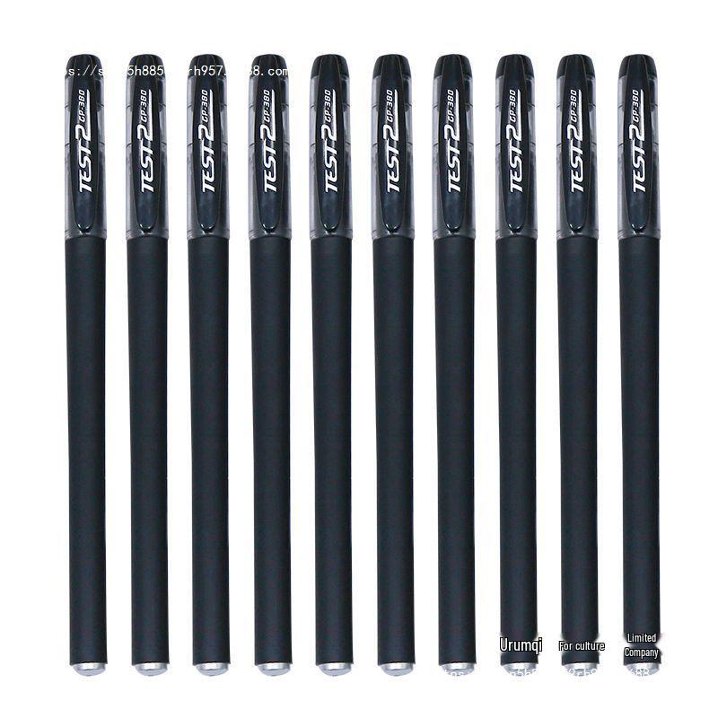 Black 0.5mm Quick-Dry Gel Pen for Exams & Signatures