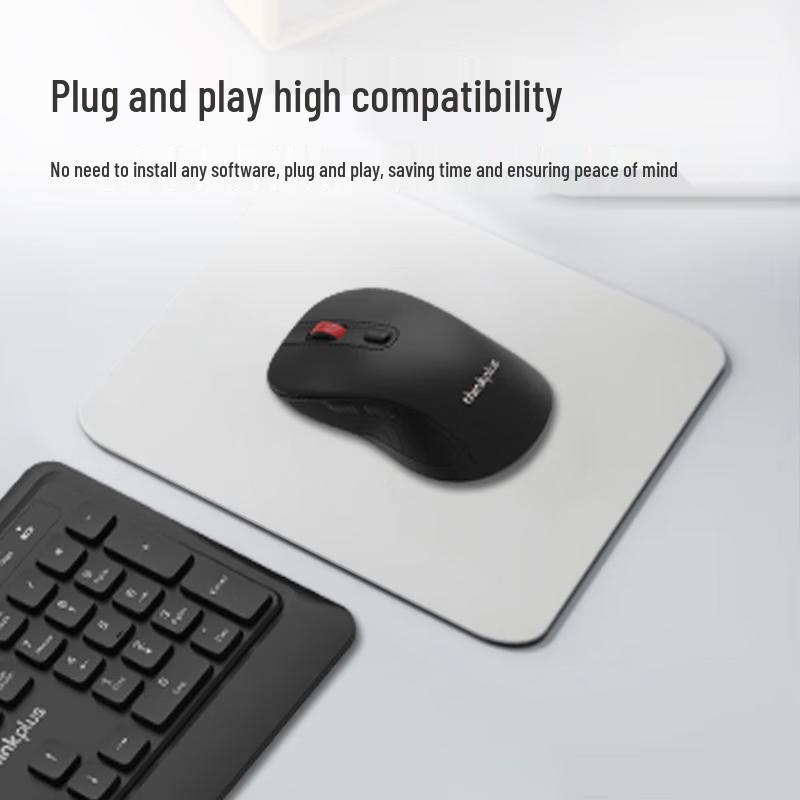 Lenovo KM210 Pro Wireless Keyboard Mouse Combo with Think Red Dot