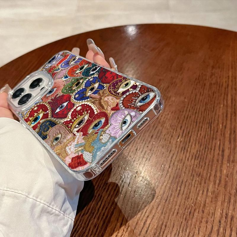 Sun Marine Floral Eyes Girls Women Phone Case For Xiaomi Poco X7 Pro X3pro X5 M6 X6 X3 NFC M5s M6 C75 C61 Bumper Fundas Cover