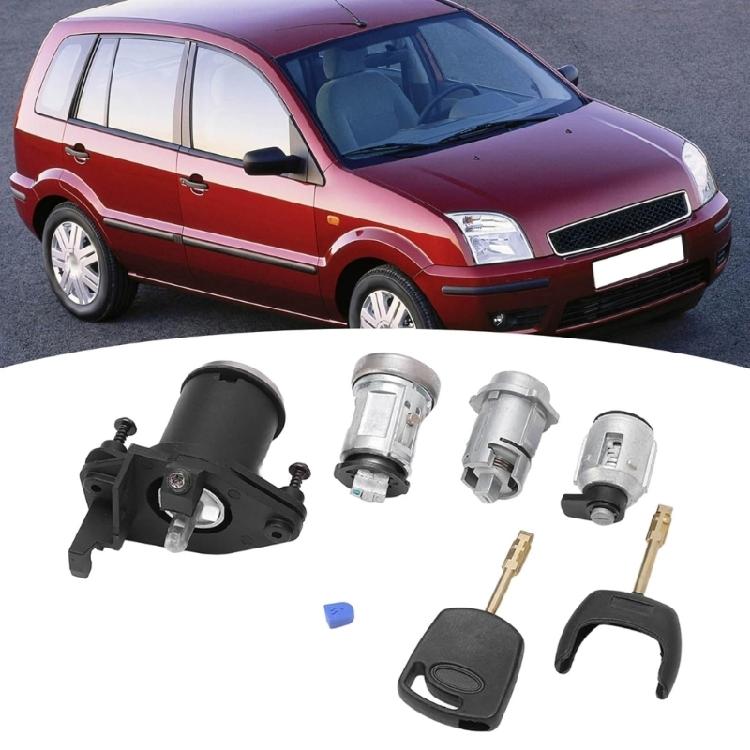 Fahrzeugtürschlosszylinder & Schlüsselsatz, 2S61A22050BG für MK5 CBK 2S61-A22050BM 1479660 1358410 1479661 Korrosionsbeständig