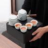 Ceramic Portable Kung Fu Travel Tea Set Business Enterprise Banking Company Annual Meeting Gifts