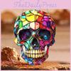 Fashion Colorful Skull Pattern Acrylic Glass Pendant For Party And Home Decoration