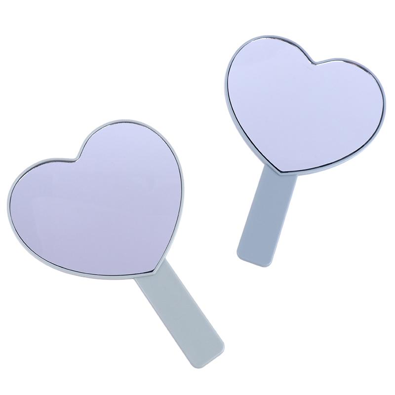 Ručné Zrkadlo na Make-up Tvar Srdca Zrkadlo na Make-up Toaletný Stolík Zrkadlá pre SPA Salón Kompaktné Zrkadlá Kozmetické Zrkadlo pre Ženy