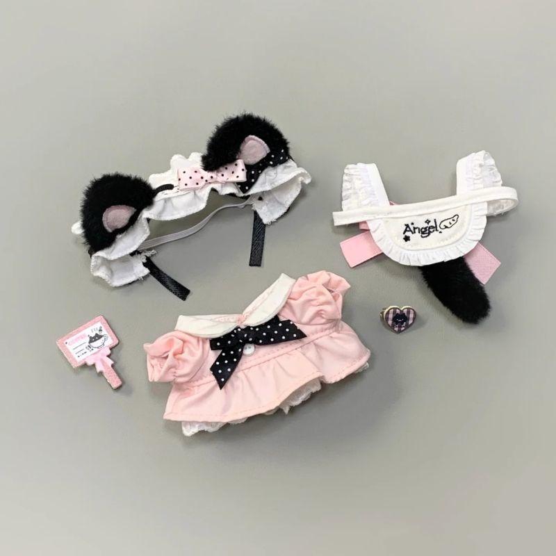 New 10cm Bjd Maid Dress Table Cotton Doll Cute Super Cute Doll Clothes Replacement Good-looking Gifts