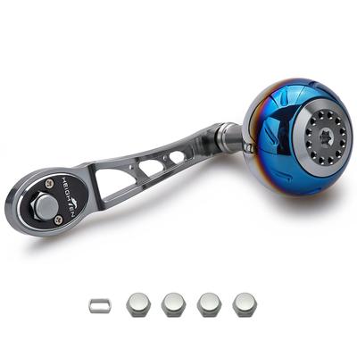 HEIGHTEN Reel Handle Handle Knob for and Abu Baitcasting Reels Fit 65/75mm & 80/90mm 38mm/45mm Shimano, Daiwa, (Universal - Gunmetal, 80-90mm