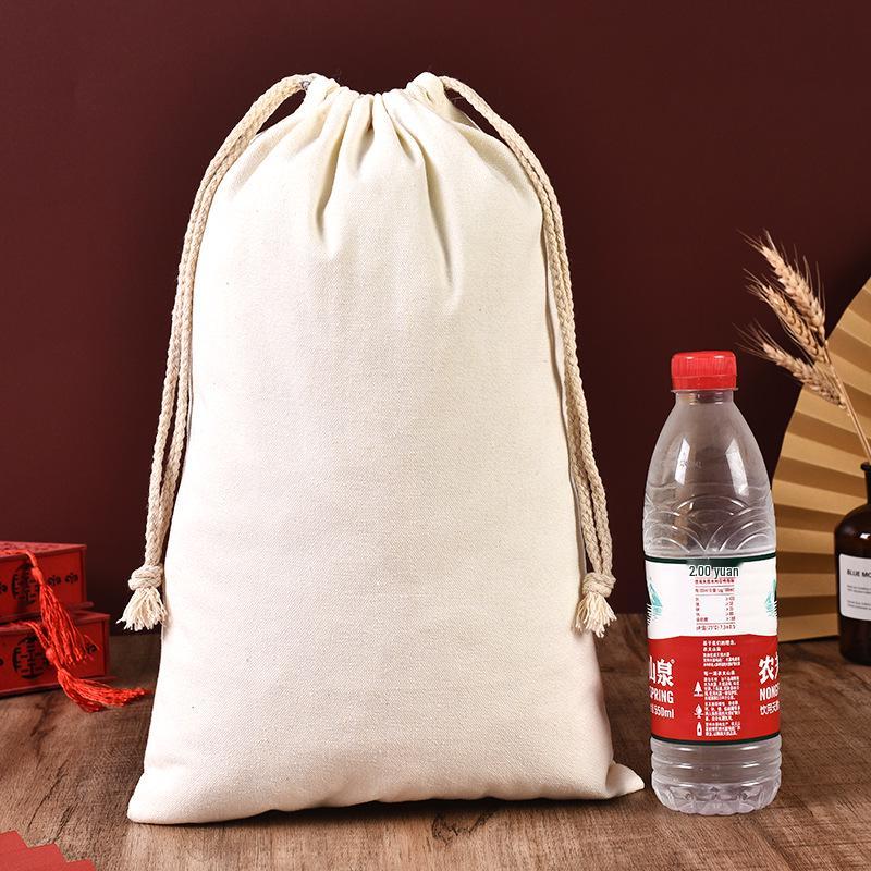 Borsa in Tela con Coulisse Disponibile per Farina, Riso, Polveri o Regali