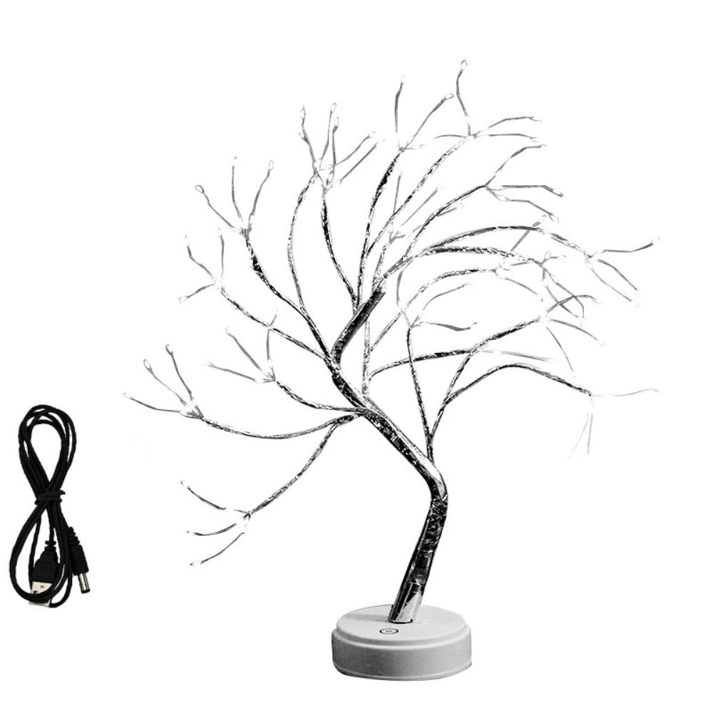 USB Powered Pearl Tree Lamp 108 Leds Atmosphere Light Home Decor Bonsai Tree Night Light  Tabletop