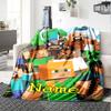 Custom Name Minecraft Theme Printed Blanket - Perfect for Couch, Bed, Travel & Outdoor Use | Machine Washable, Cozy & Durable.