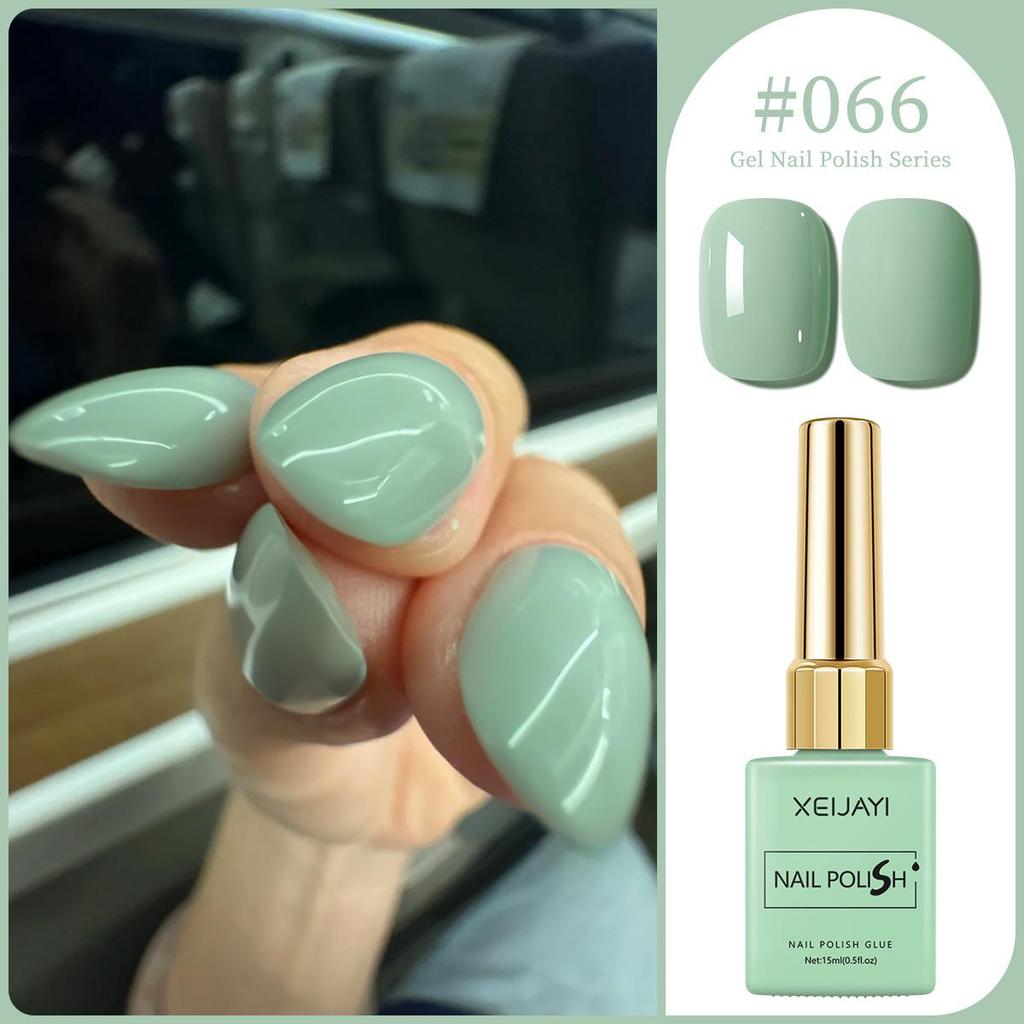 XEIJAYI 15ml Solid Color Nail Gel - 72 Color Options for Nail Art Salons