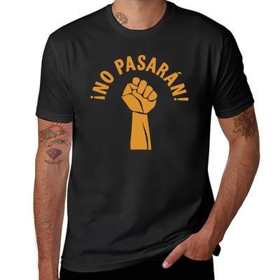 No Pasaran UK trička prázdná vintage topy pánské oblečení