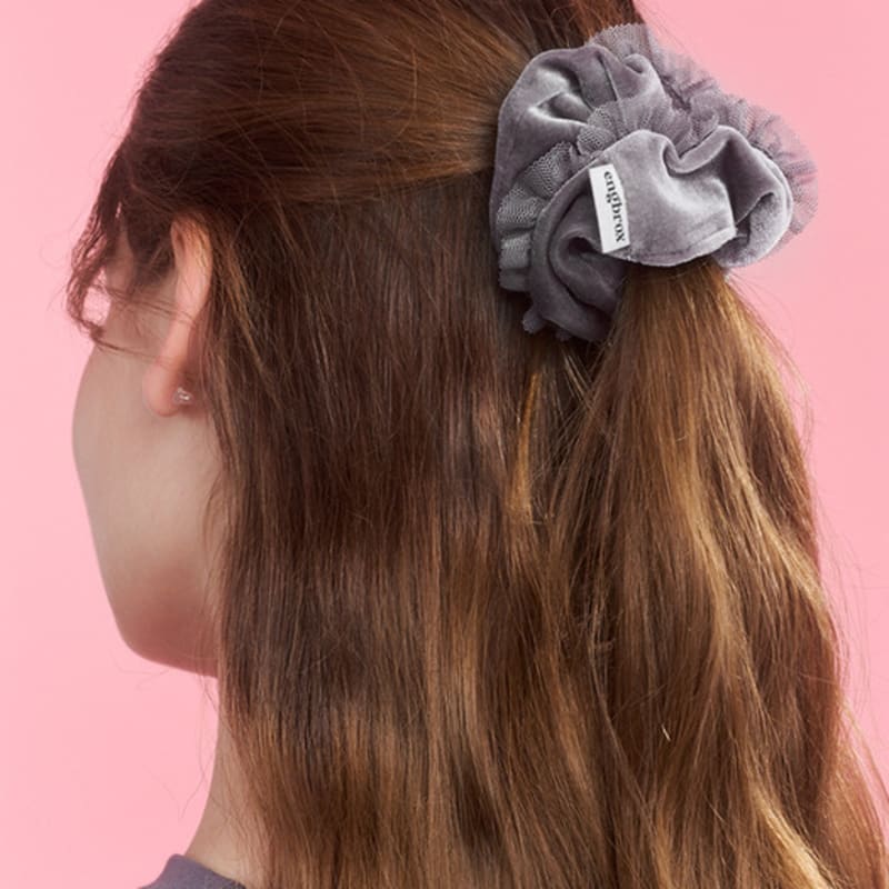 ENGBROX velvet lace scrunchie_2 colors