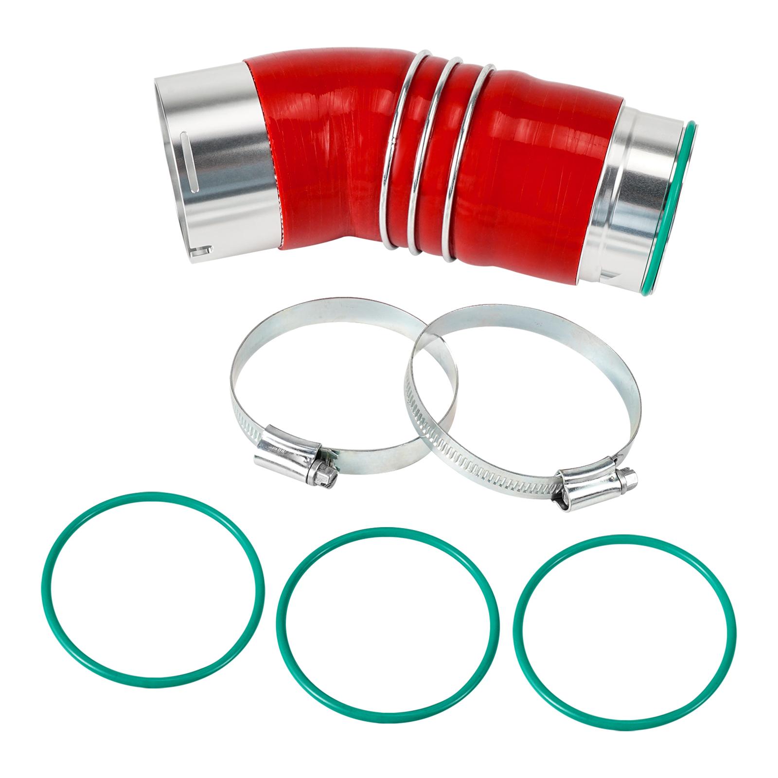 Twin-Turbo Reinforced Silicone Boost Hose for BMW E90 Saloon 335d/E91 Estate 335d/E92 Coupe 335d,Replace 11617812274,11618506786