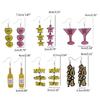 Happy New Year Pendant Ear Rings Elegant Chinese Ear Ornament for Women Girls
