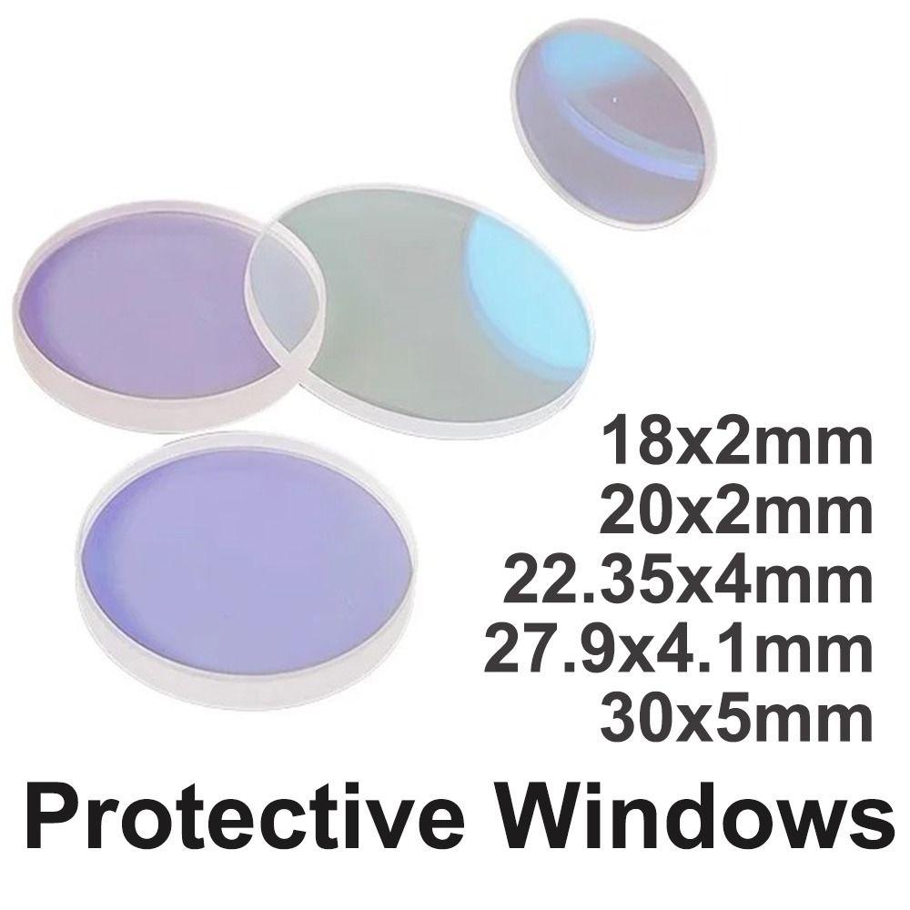 Glass Material Laser Protection Lens 1064nm Optical Dia18/20/22.35/27.9/30 Protective Windows Quartz Fused Silica Thickness