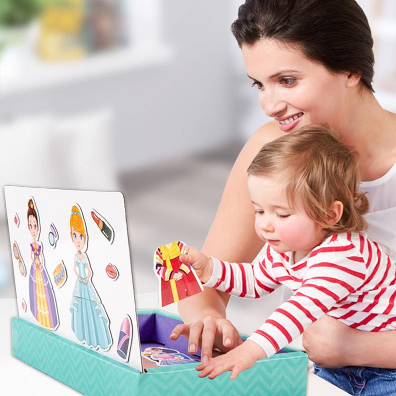 Children Multifunction Animal Puzzle Learning Education Toys For Kids Writing Magnetic Drawing Board Montessori Toy Kid Gift TMZ