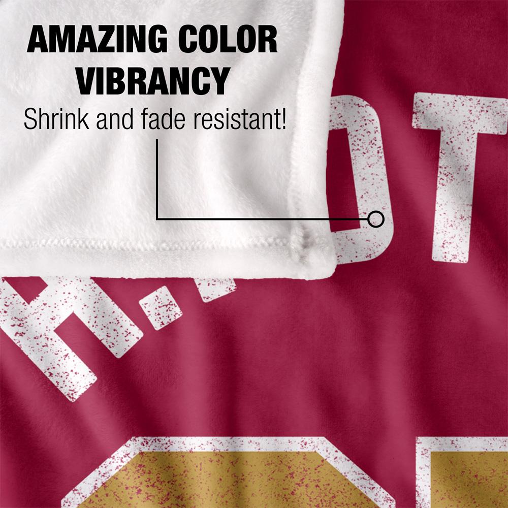Harry Potter Silky Varsity Supersoft Blanket