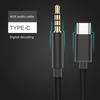 Type C To 3.5mm Audios Cable USB C To 3.5mm Cord for High Fidelitys Sound In Car &Headphone Support Noise Cancellation