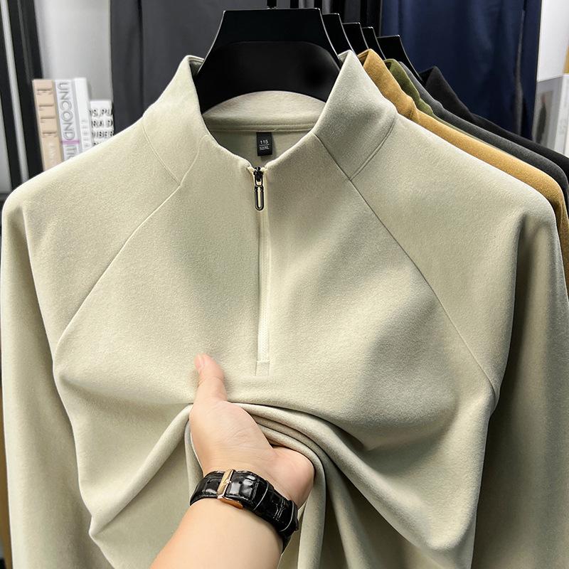 Men s Warm Half-Zip Thermal Fleece Long-Sleeve Hoodie XXL