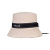 VARZAR Ribbon Paper Bucket Hat Pink