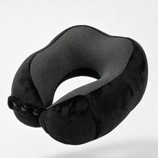 Slow Rebound Memory Foam U-Shape Neck Pillow for Travel